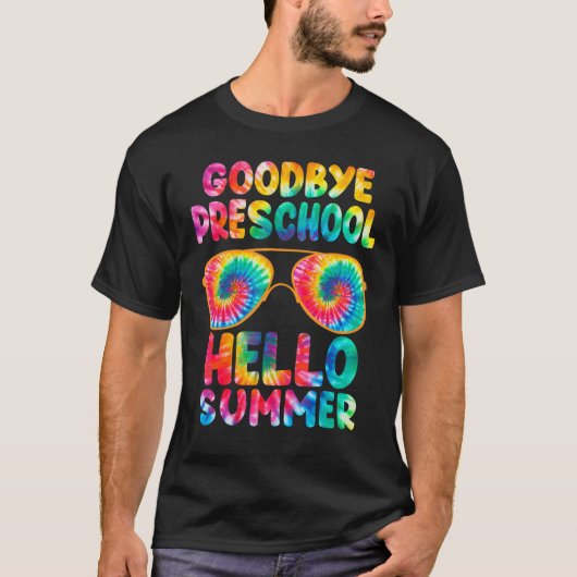Laatste dag van schoolafscheid Hallo zomer T-shirt (Voorkant)