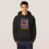 Laatste dag van schooldag, dag 4e klas Hellozomer Hoodie (Voorkant volledig)