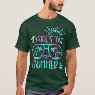 Laatste dag van schoolonderwijs voor zomerleraar t-shirt