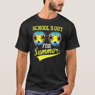 Laatste dag van schoolonderwijs voor zomerleraar t-shirt