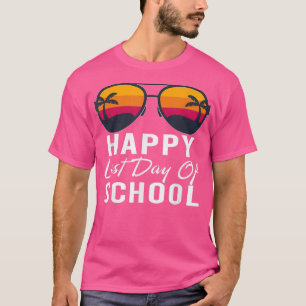 Laatste dag van schoolonderwijs voor zomerleraar t-shirt