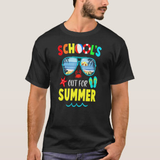 Laatste dag van schoolonderwijs voor zomervakantie t-shirt