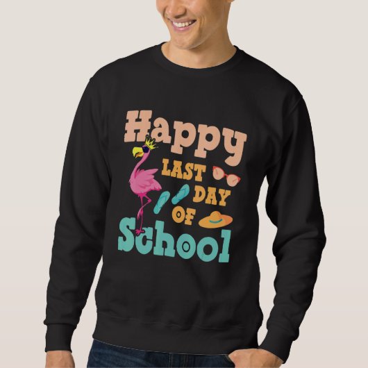 Laatste dag van schoolschoolschoolschoolschoolscho trui (Voorkant)