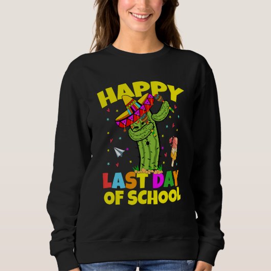 Laatste dag van schooluitval Cactus lerarenstudent Trui (Voorkant)