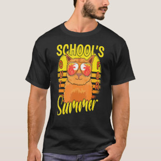 Laatste dag van schooluitval voor zomervakantie t-shirt