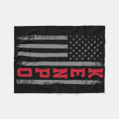 Laatste dag van straling Bokshandschoenen borstkan Fleece Deken (Voorkant (Horizontaal))