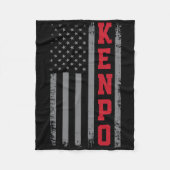 Laatste dag van straling Bokshandschoenen borstkan Fleece Deken (Voorkant)