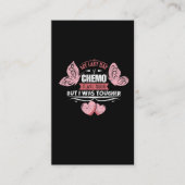 Laatste dag waarop de chemo de laatste behandeling visitekaartje (Voorkant)