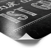 Laatste dag waarop het bord van het eerste Grade C Foto Afdruk (Hoek)