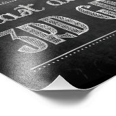 Laatste dag waarop het teken van het bord van de d foto afdruk (Hoek)