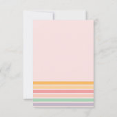 Laatste Dance Retro Graduation Party Bedankkaart (Achterkant)