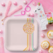 Laatste Dance Retro Graduation Party Papieren Bordje (Feest)