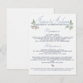 Laatste details voor Jessie & Andrew Kaart (Voorkant / Achterkant)