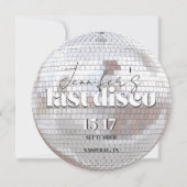 Laatste Disco 70s Bachelorette Weekend Route Kaart (Voorkant)