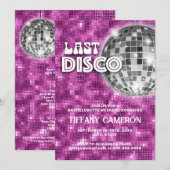 Laatste Disco 70s Retro Afscheid Weekend voor de B Kaart (Voorkant / Achterkant)