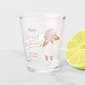 Laatste Disco Bachelorette Custom Shot Glas (Voorkant)