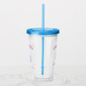 Laatste Disco Bachelorette-feest Custom Naam Tumbl Acryl Drinkbeker (Rechts)