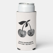 Laatste Disco Bachelorette Feestje Kersenkoeler Seltzer Blikjeskoeler (Seltzer Achterkant)