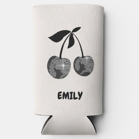 Laatste Disco Bachelorette Feestje Kersenkoeler Seltzer Blikjeskoeler (Voorkant)