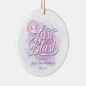 Laatste Disco Bachelorette ID928 Keramisch Ornament (Rechts)