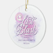 Laatste Disco Bachelorette ID928 Keramisch Ornament (Links)