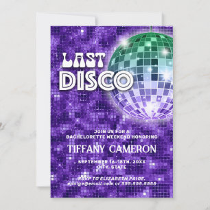 Laatste Disco Bachelorette Kaart