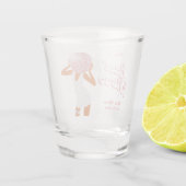 Laatste Disco Bachelorette Op Maat Shot Glas (Achterkant)