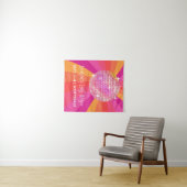 Laatste Disco Bachelorette Party achtergrond, SARA Wandkleed (In Situ (horizontaal))