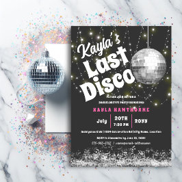 Laatste Disco Bachelorette Party Kaart