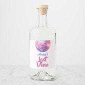 Laatste Disco Bachelorette Party Liquor Labels Likeurfles Etiket (Voorkant)
