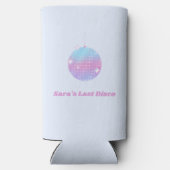 Laatste Disco Bachelorette Party Seltzer Koelbox Seltzer Blikjeskoeler (Achterkant)