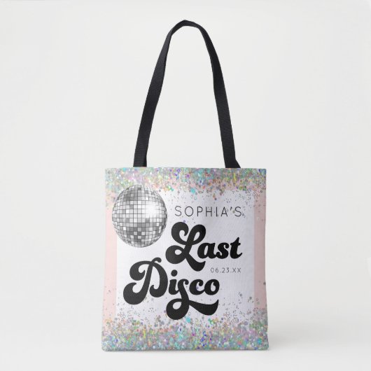 Laatste Disco Bachelorette Party Tote Bag (Voorkant)