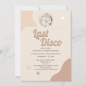 Laatste Disco Bachelorette Retro 70 Weekend Route Kaart (Voorkant)