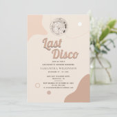 Laatste Disco Bachelorette Retro 70 Weekend Route Kaart (Staand voorkant)