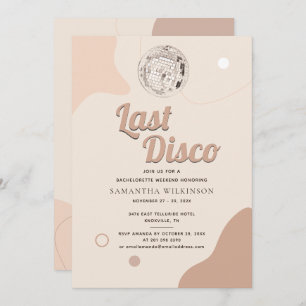 Laatste Disco Bachelorette Retro 70 Weekend Route Kaart