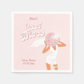 Laatste disco bachelorette servet (Voorkant)