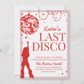 Laatste Disco Bachelorette Weekend Itinerarium Kaart (Voorkant)