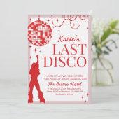Laatste Disco Bachelorette Weekend Itinerarium Kaart (Staand voorkant)