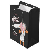 Laatste Disco Bachelorette Zwart Medium Cadeauzakje (Voorkant Gekanteld)