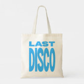 Laatste Disco Blauwe Meidenavond Bruiloft Tote Bag (Achterkant)