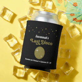 Laatste Disco Bruid Meisjes Uitstap Groovy Retro Blikjeskoeler