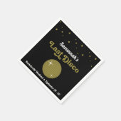 Laatste Disco Bruid Meisjes Uitstapje Groovy Retro Servet (Hoek)