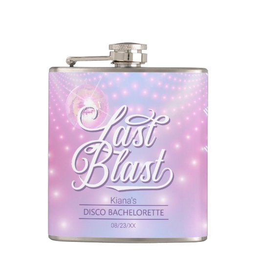 Laatste Disco Bruidsfeest ID928 Fles Heupfles (Voorkant)