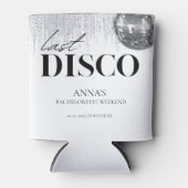 Laatste Disco Glamour & Glam Verloofdengsfeest Blikjeskoeler (Voorkant)