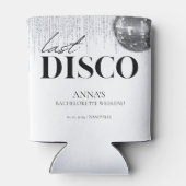 Laatste Disco Glamour & Glamour Bruidsfeestje Blikjeskoeler (Achterkant)