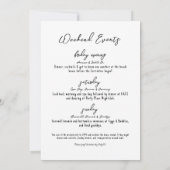 Laatste Disco Hand getrokken vrijgezellenfeest Kaart (Achterkant)