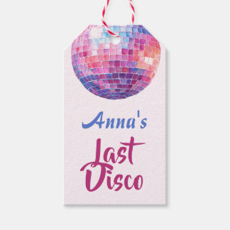 Laatste Disco Meidenavakantie | Cadeautags Cadeaulabel