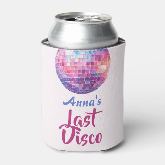 Laatste Disco Meidenavakantie Party Koeler (Blikje Voorkant)