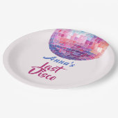 Laatste Disco Meidenavond | Papieren borden Papieren Bordje (Gekanteld)