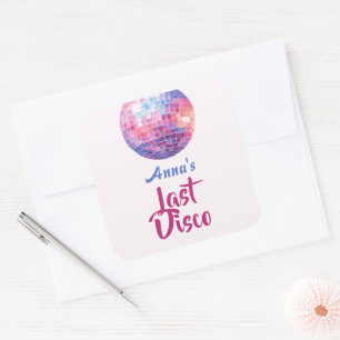 Laatste Disco Meidenavond Sticker